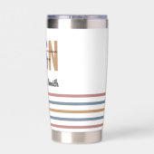 Custom MSN Master of Science in Nursing Abschluss Thermobecher (Rückseite)