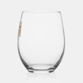 Custom MSN Master of Science in Nursing Abschluss Weinglas Ohne Stiel (Links)