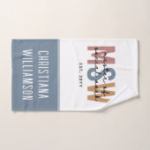 Custom MSW Master of Social Work Retro Abschluss Handtuch (Handtuch)