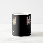 Custom MSW Master of Social Work Retro Abschluss Kaffeetasse (Mittel)