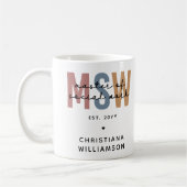 Custom MSW Master of Social Work Retro Abschluss Kaffeetasse (Links)