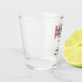 Custom MSW Master of Social Work Retro Abschluss Schnapsglas (Links)