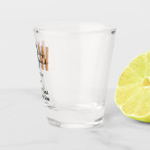 Custom MSW Master of Social Work Retro Abschluss Schnapsglas (Rechts)