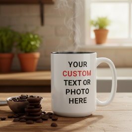 Custom Mug | Add Text, Photo, Logo or Design Here  Zweifarbige Tasse