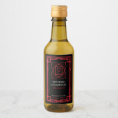 Custom Muladhara Root Chakra Essential Oil Label Weinetikett (Vorderseite)