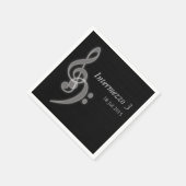 Custom Music Concert Serviette (Ecke)