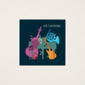 Custom Music Lessons Gift Certificate (Vorderseite)