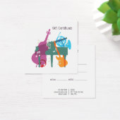 Custom Music Lessons Gift Certificate (Schreibtisch)