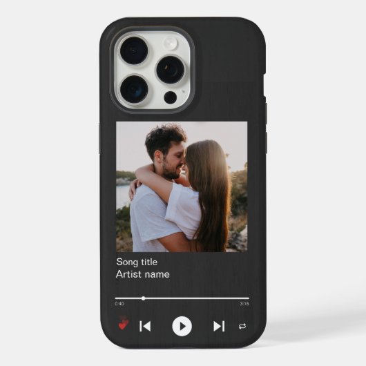 Custom Music Plaque Phone Case Album Cover iPhone Hülle (Rückseite)