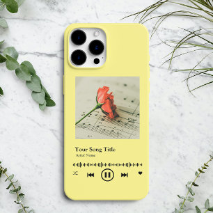 Custom Music Player Song Plaque Case-Mate iPhone Hülle