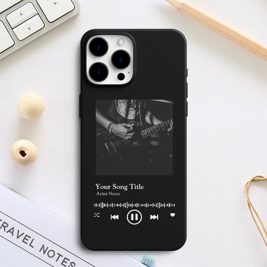 Custom Music Player Song Plaque Case-Mate iPhone Hülle