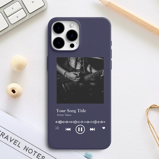 Custom Music Player Song Plaque Case-Mate iPhone Hülle
