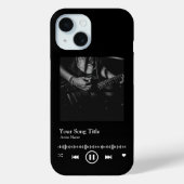 Custom Music Player Song Plaque Case-Mate iPhone Hülle (Rückseite)