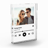 Custom Music Song Album Couple Fotoblock (Links)