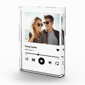 Custom Music Song Album Couple Fotoblock (Rechts)