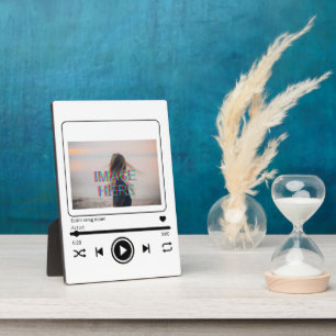 Custom Music Song Plaque Fotoplatte