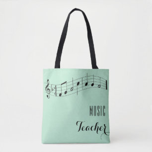 Custom Music Teacher Bag - Minze Green Tasche