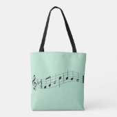 Custom Music Teacher Bag - Minze Green Tasche (Rückseite)