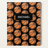 Custom Muster Basketball-Spieler und Trainer schwa Planer (Rückseite)