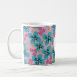Custom Mütter floral elegante rosa modern Kaffeetasse