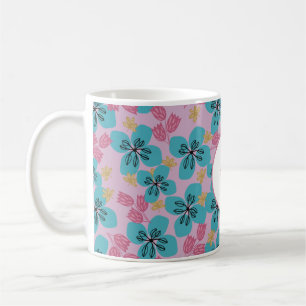 Custom Mütter floral elegante rosa modern Kaffeetasse