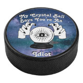 Custom My Crystal Ball sagt.. Eishockey Puck (3/4)