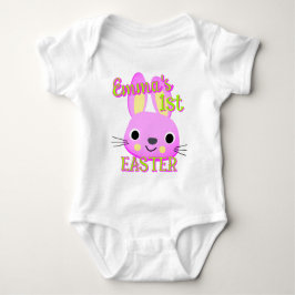 Custom my First EASTER Bunny Baby Outfit Baby Strampler