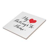 Custom my Heart gehört zu<Name> Fliese (Seite)