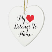 Custom my Heart gehört zu<Name> Keramikornament (Links)