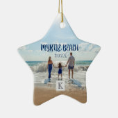 Custom Myrtle Beach zu jedem Beach Souvenir wechse Keramik Ornament (Rechts)