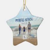 Custom Myrtle Beach zu jedem Beach Souvenir wechse Keramik Ornament (Links)