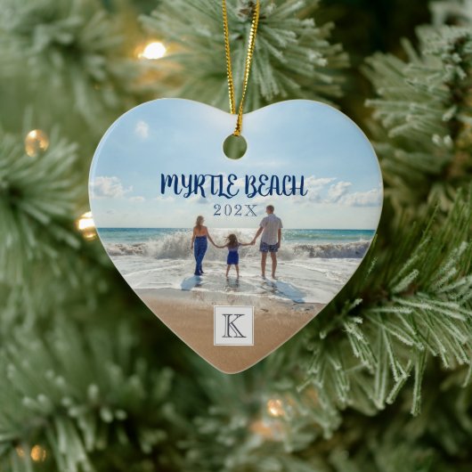 Custom Myrtle Beach zu jedem Beach Souvenir wechse Keramik Ornament (Baum)