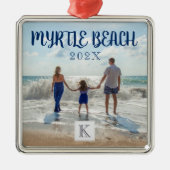 Custom Myrtle Beach zu jedem Beach Souvenir wechse Ornament Aus Metall (Vorne)