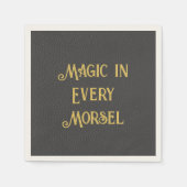 Custom Mystic Gold Bachelorette Serviette (Vorderseite)