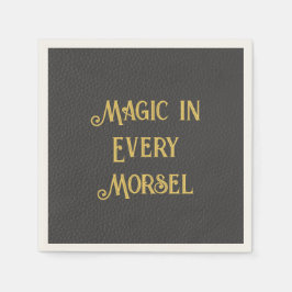 Custom Mystic Gold Bachelorette Serviette