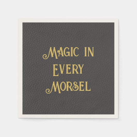 Custom Mystic Gold Bachelorette Serviette (Vorderseite)