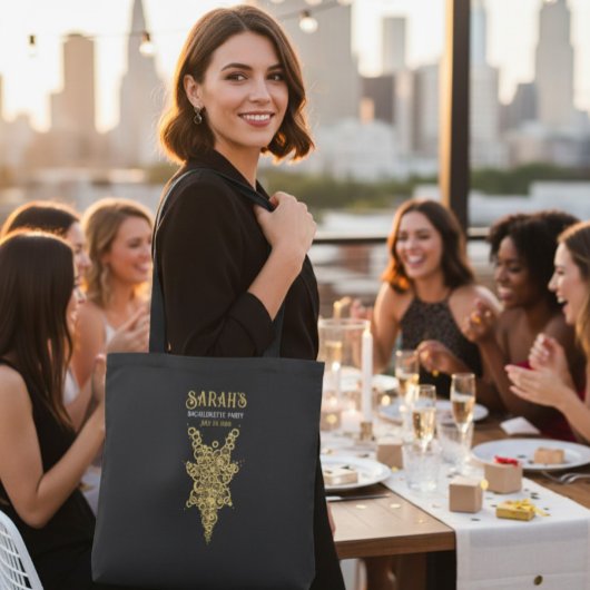 Custom Mystic Gold Bachelorette Tasche