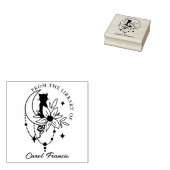 Custom Mystic Moon with Cat from the Library of Gummistempel (Stempel)