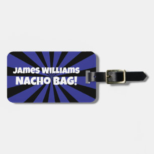 Custom Nacho Bag Funny Retro Blue Star Gepäckanhänger