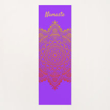 Custom Namaste Mandala Yoga Mat