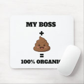 Custom Name 100% Organic Mousepad - Hilarious Offi (Mit Mouse)
