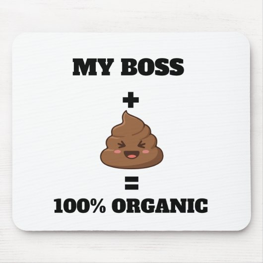 Custom Name 100% Organic Mousepad - Hilarious Offi (Vorne)