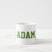 Custom Name Adam Safari Animals Espresso Mug Espressotasse (Vorderseite)