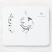 Custom Name Aesthetic Artwork Mousepad (Vorne)