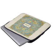 Custom Name Aesthetic Zentangle Laptop Bag Laptopschutzhülle (Vorne Knopf)