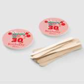 Custom Name & Age, Happy Birthday Fächer (Non-assembled)