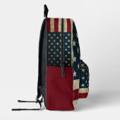 Custom Name American Flag Boys Backpack Bedruckter Rucksack (Links)
