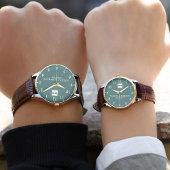 Custom name anniversary couple's gift armbanduhr