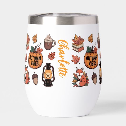 Custom name autumn vibes (Rückseite)