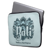 Custom Name Bali Laptopschutzhülle (Vorderseite Links)